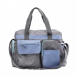 Fashion Multi-function Shoulder mummy Bag nappy changing pad station insulated tote diaper bag