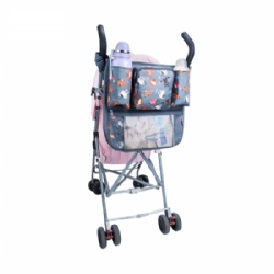 Durable baby diaper bag stroller organizer bag insulation pocket bottle cup holder shopping cart organizer
