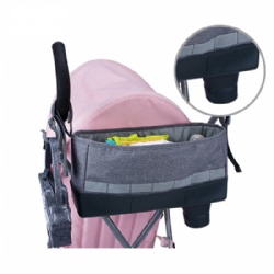 Silicone new baby pram caddy stroller organizer  bottle/cup holder