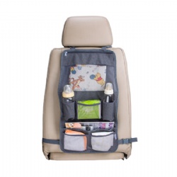 2019 Car Seat back Organizer 3-in-1 Fit Strollers Leak Proof Tissue Storage Bag Car Organizer for Kids