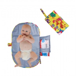2019 portable changing mat travel kit infant diaper cluth bag baby changing mat