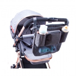 2019 2-in-1 Functional deluxe baby diaper bag stroller organizer bag insulation bottle cup holder