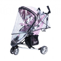 Baby Plastic outdoor stroller rain cover