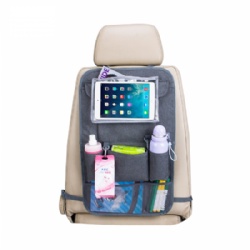 2019 New multi-functional car seat back organizer car seat organizer detachable IPad holder